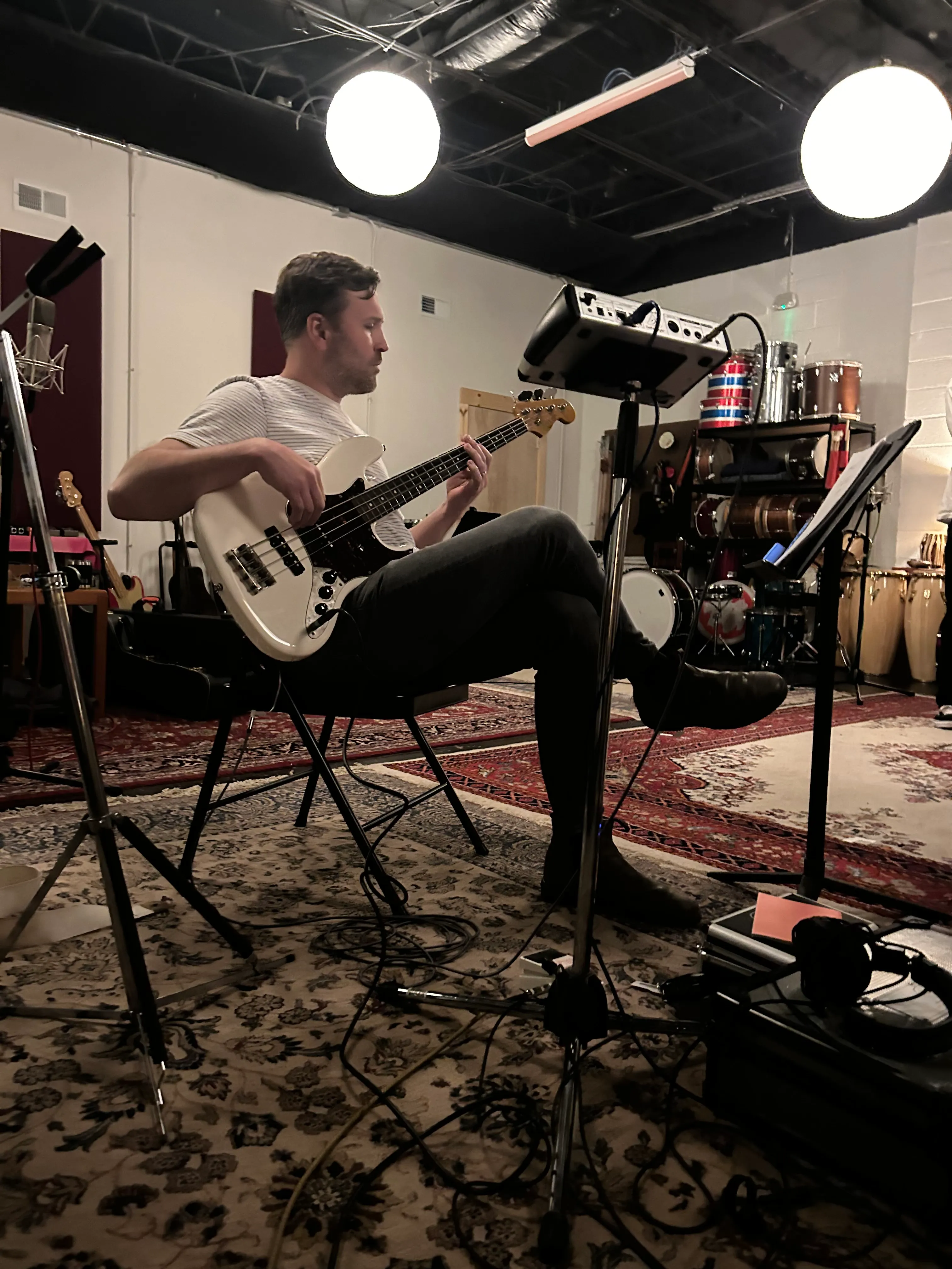 Big Holler recording session
