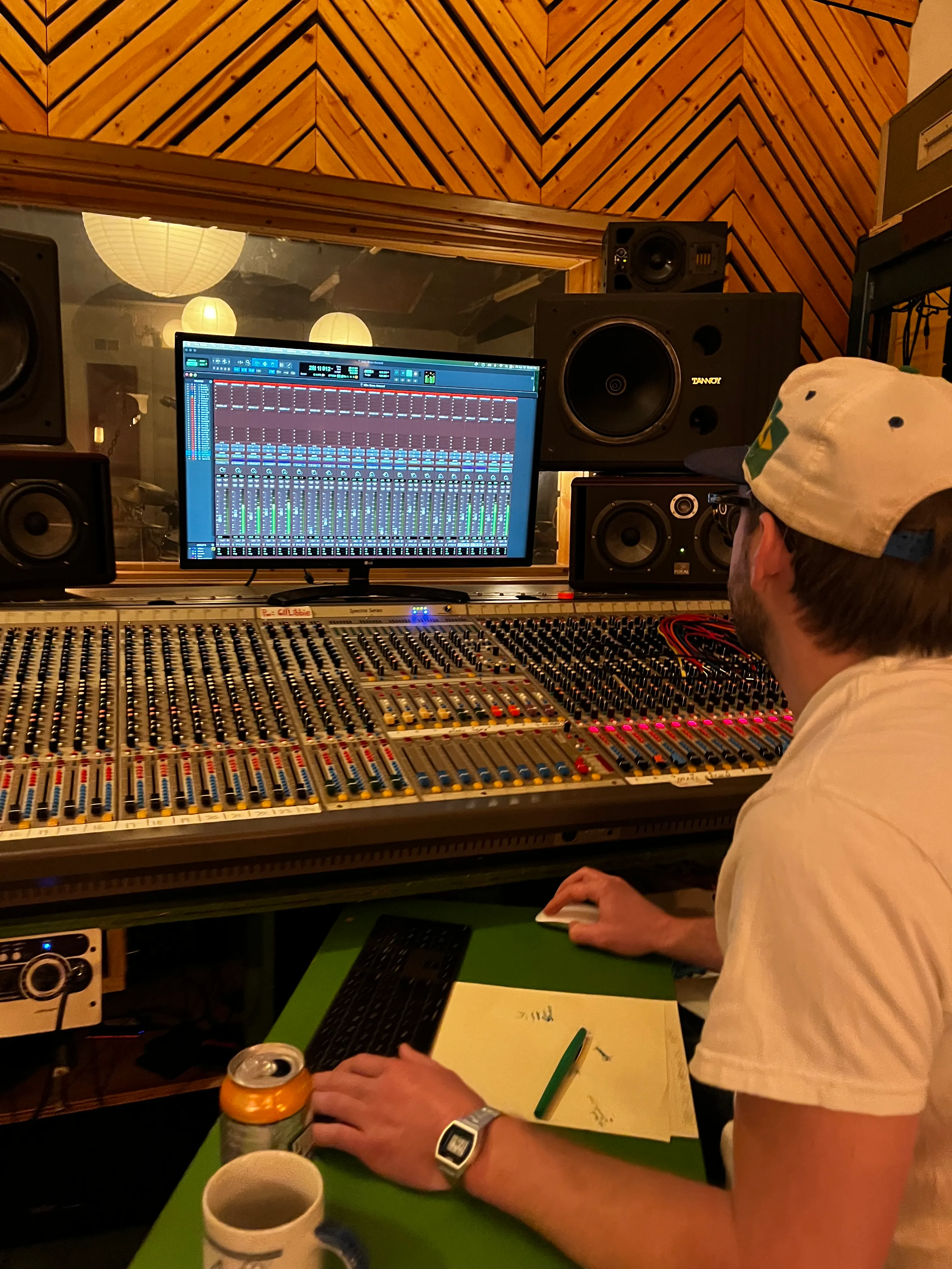 Big Holler recording session